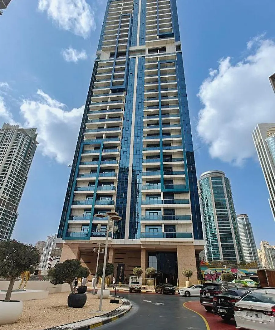 Heaven Crest Vacation Homes - Balcony With City View 1Bhk In Jlt Dubai Close To Metro & Marina